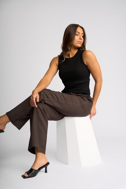 KNEWE BIRDIE PANT - CHOCOLATE