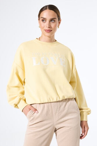 GARCIA LOVE HOODIE - MELLOW YELLOW
