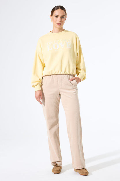 GARCIA LOVE HOODIE - MELLOW YELLOW