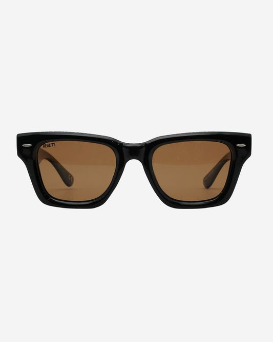 REALITY EYEWEAR THE TOURIST - JETT BLACK BROWN