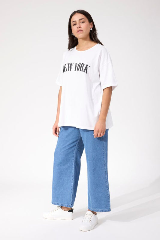 HAVEN BOSTON LOGO T-SHIRT - WHITE