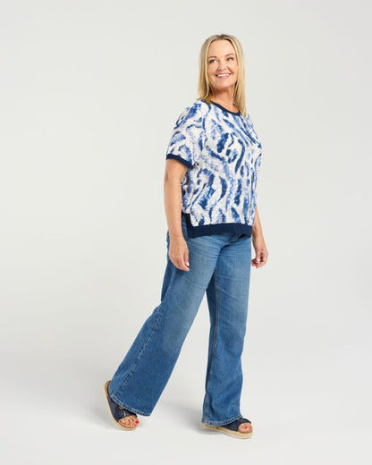 SEDUCE ZOE TOP - BLUE MIST