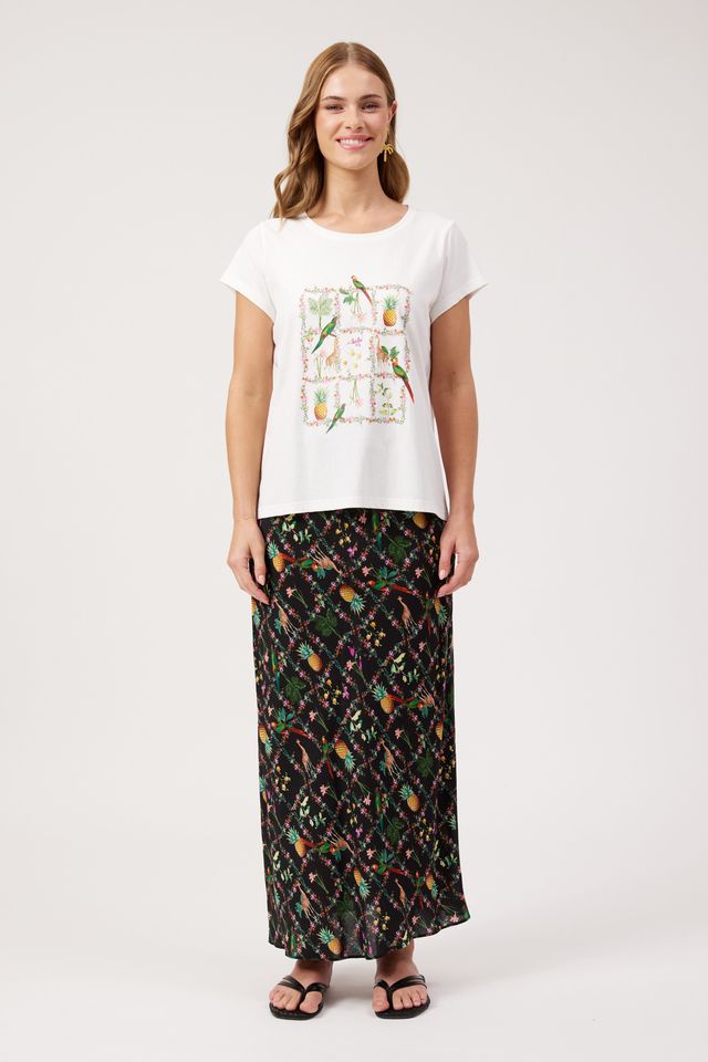 HAVEN CONGO GRAPHIC T-SHIRT - WHITE