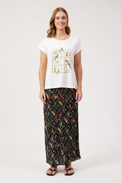 HAVEN CONGO GRAPHIC T-SHIRT - WHITE