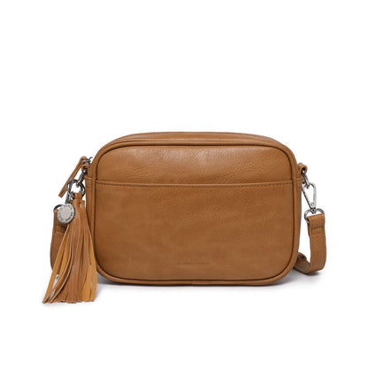 BLACK CAVIAR BAGS - INDIE CROSSBODY - TAN