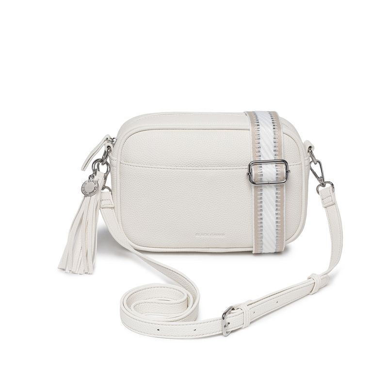 BLACK CAVIAR BAGS - INDIE CROSSBODY - WHITE