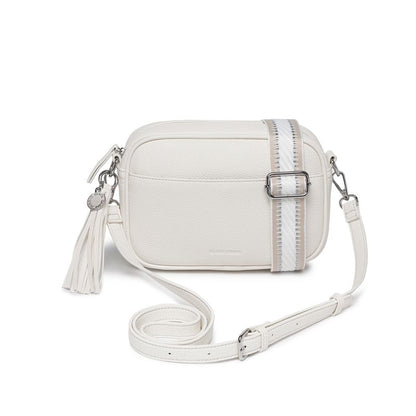 BLACK CAVIAR BAGS - INDIE CROSSBODY - WHITE