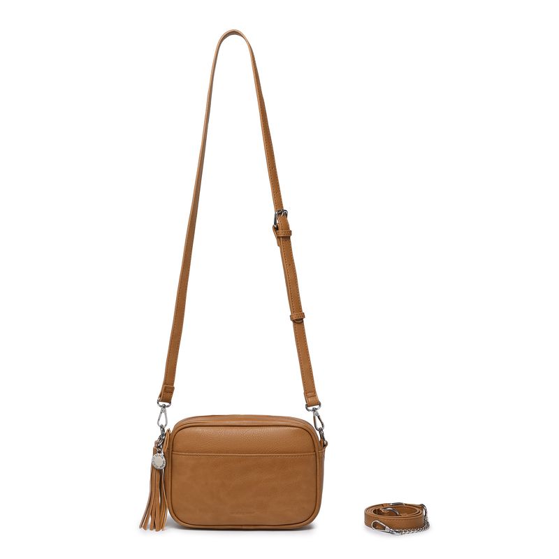 BLACK CAVIAR BAGS - INDIE CROSSBODY - TAN