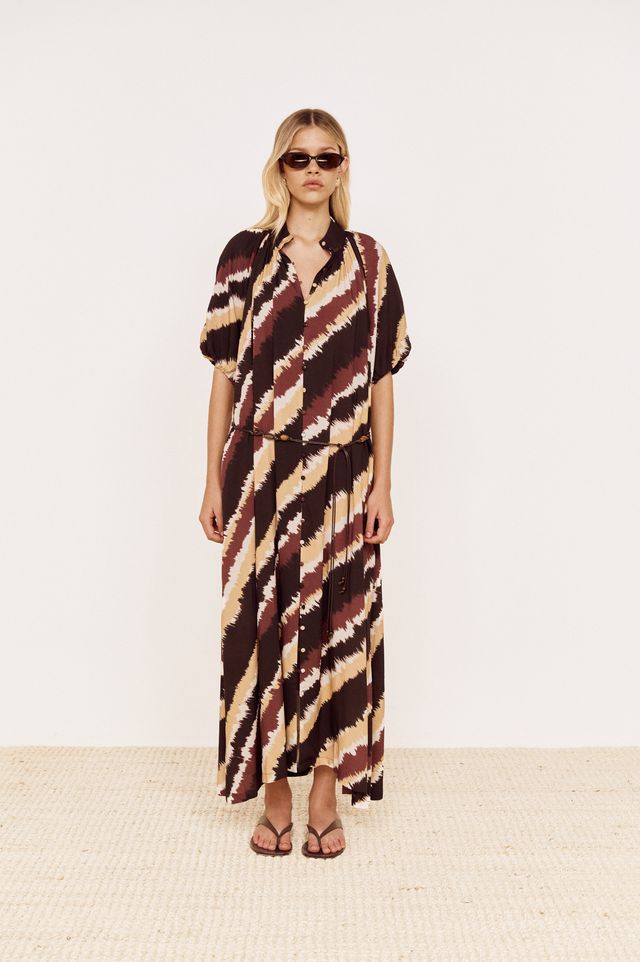 MINK PINK GRETA MAXI DRESS - STRIPE