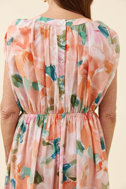 ISLE OF MINE ROSA REVERSIBLE MAXI DRESS - FLORAL