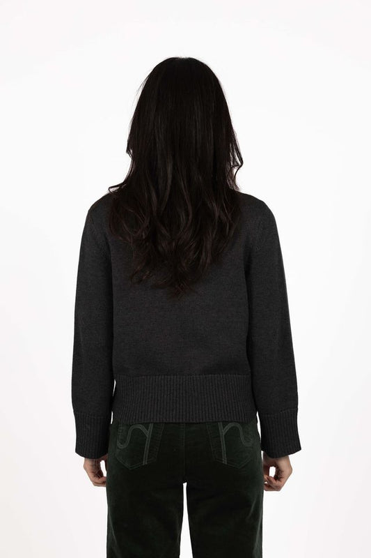 HUMIDITY LIFESTYLE REXIE JUMPER - CHARCOAL