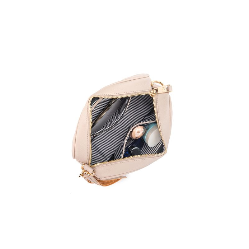 BLACK CAVIAR MAXINE BAG - OATMEAL
