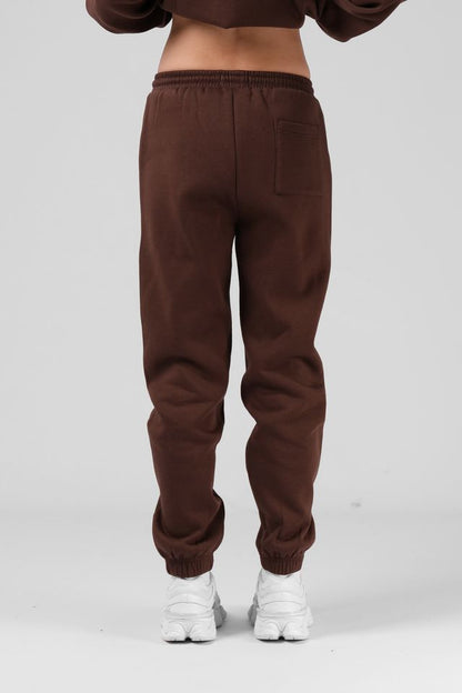 RPM BAGGY TRACK PANT - BRUNETTE BROWN