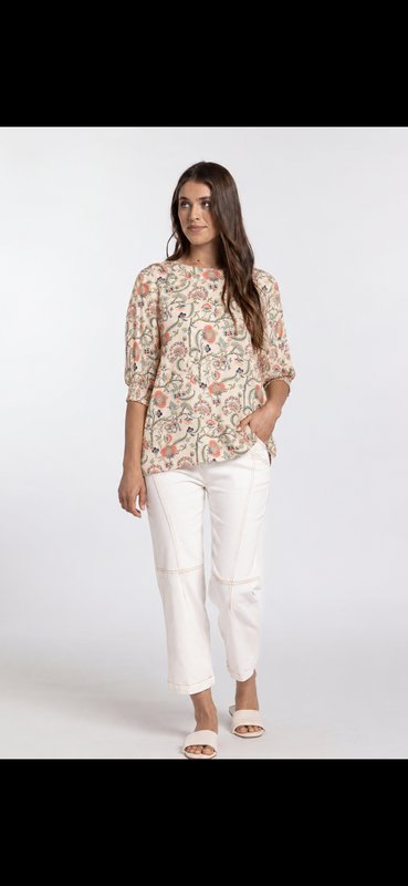 MI MOSO FINLEY TOP - PAISLEY