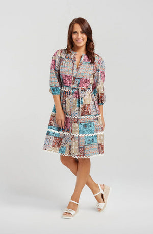 ZAFINA SHIRLEY DRESS - MEDLEY - Z1070-1