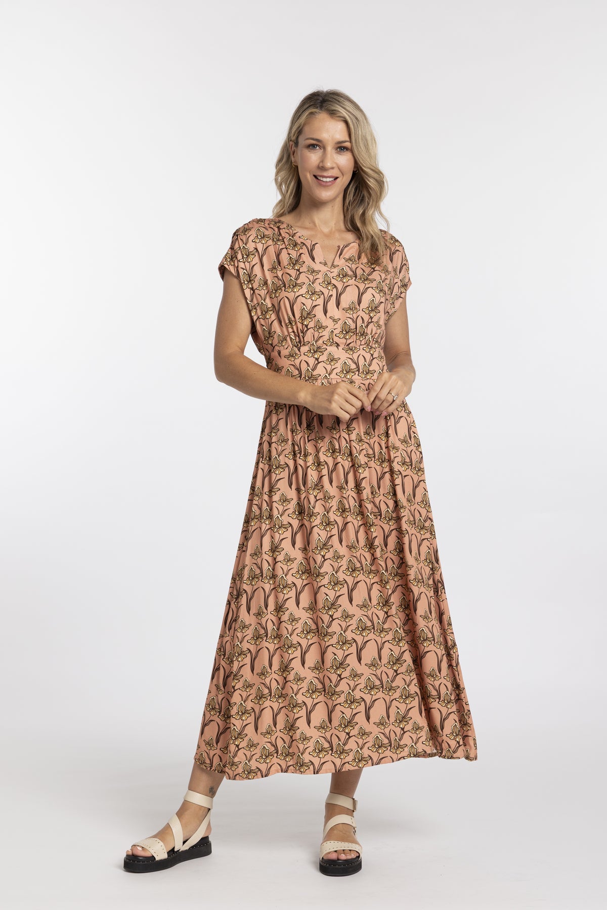 MOSS PRUDENCE DRESS - FLORAL