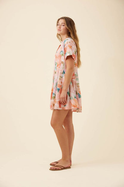 ISLE OF MINE ROSA PLEAT DRESS - FLORAL
