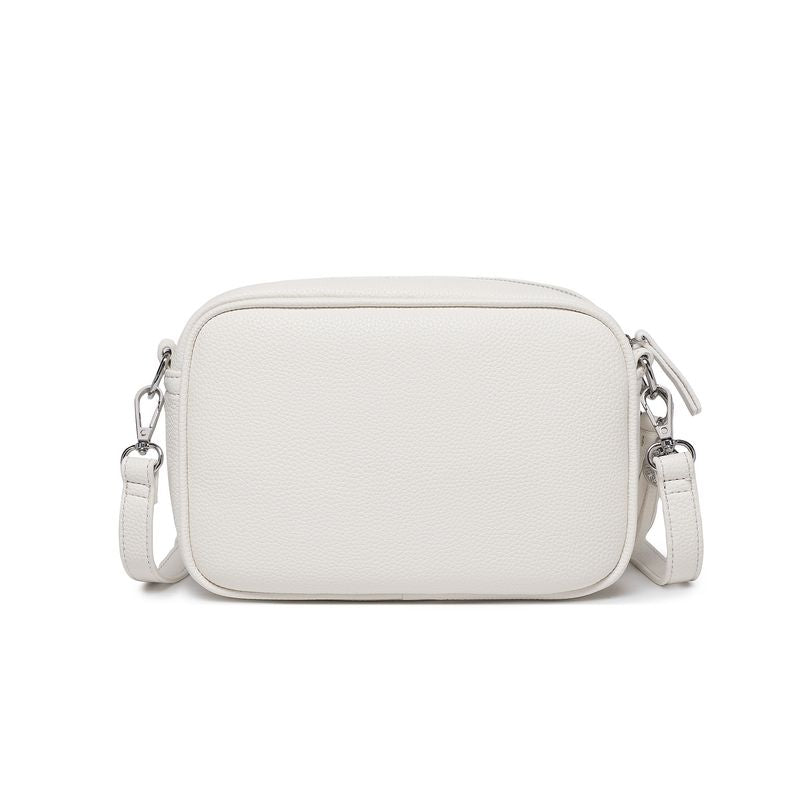 BLACK CAVIAR BAGS - INDIE CROSSBODY - WHITE