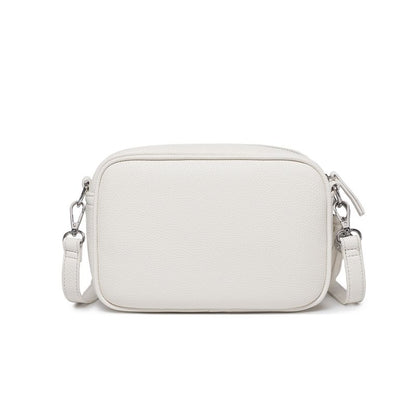 BLACK CAVIAR BAGS - INDIE CROSSBODY - WHITE