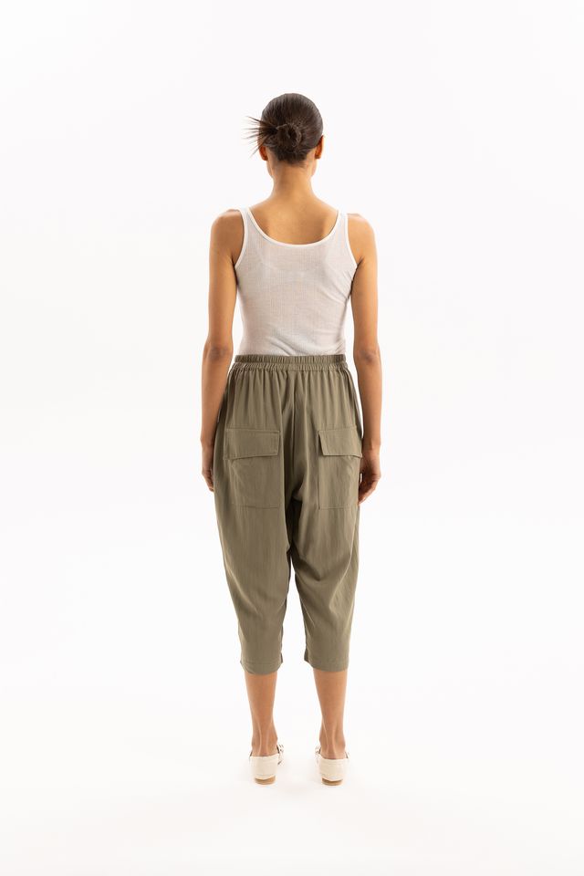 TWO BY TWO YVETTE PANT - KHAKI