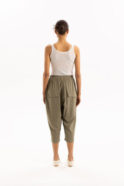 TWO BY TWO YVETTE PANT - KHAKI