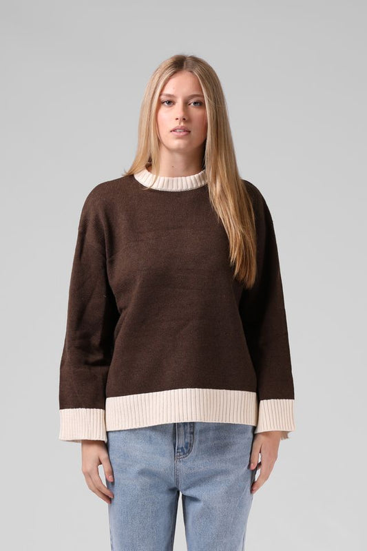 RPM CLARA KNIT - CHOCOLATE / CREAM