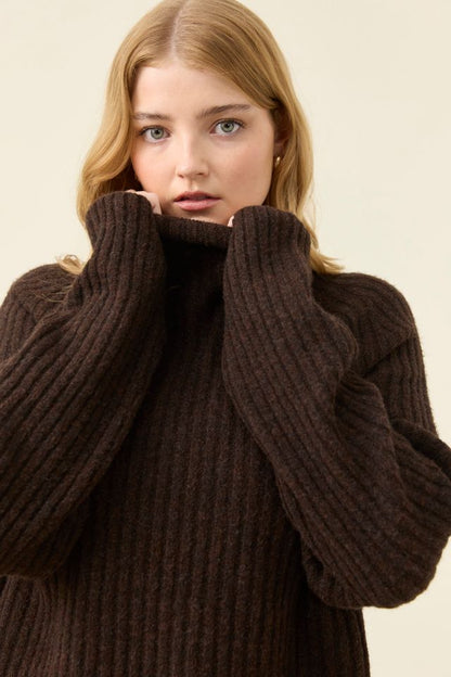 ISLE OF MINE - MIRU JUMPER - CHOCOLATE