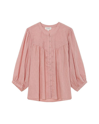 GRACE & MILA VANILLA BLOUSE - ROSE PINK