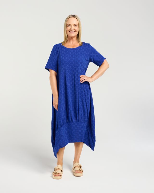 SEDUCE SELENA DRESS - BLUE