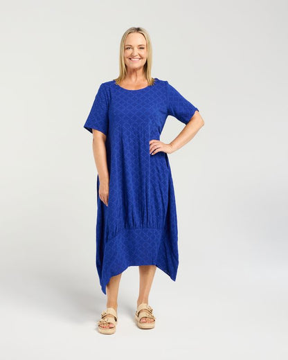 SEDUCE SELENA DRESS - BLUE