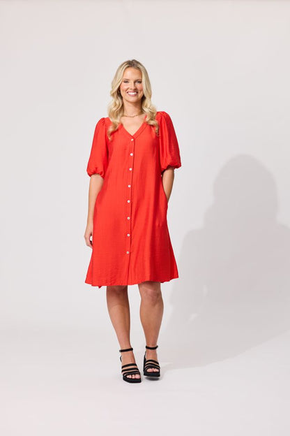 LEMON TREE DESIGN - RICO DRESS - ORANGE