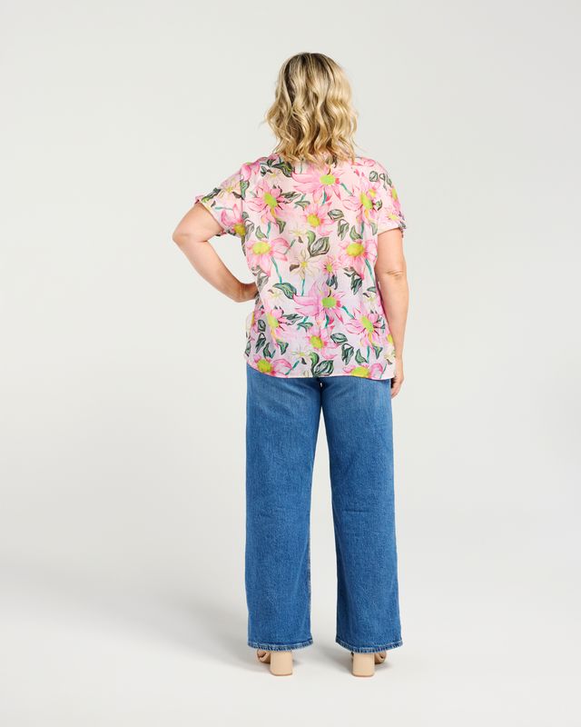 ZAFINA ELLA TOP - GENTLE GARDEN
