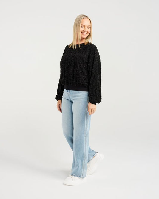 ZAFINA GAIA JUMPER - BLACK