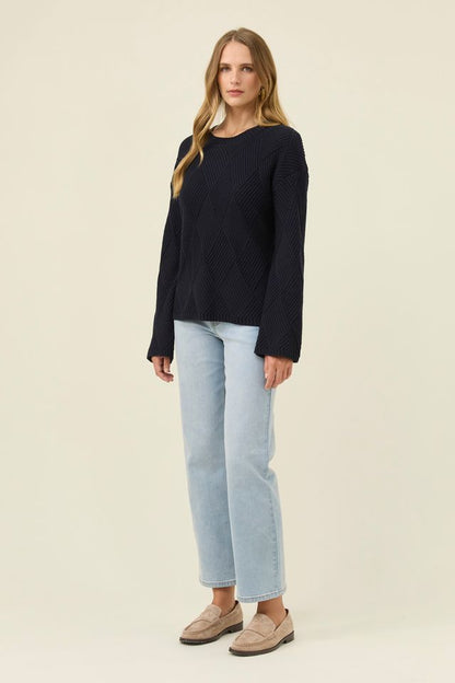 ISLE OF MINE - SADIE JUMPER - NAVY