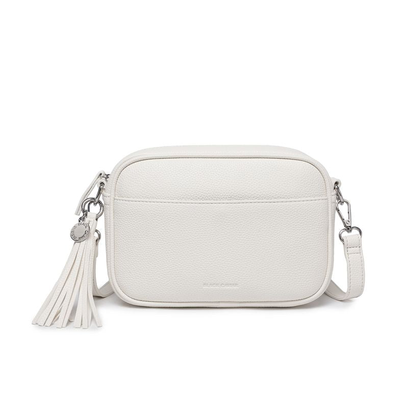 BLACK CAVIAR BAGS - INDIE CROSSBODY - WHITE