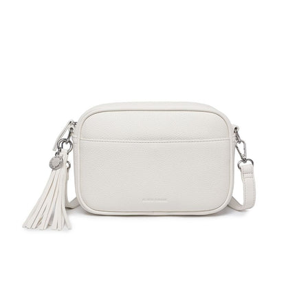 BLACK CAVIAR BAGS - INDIE CROSSBODY - WHITE