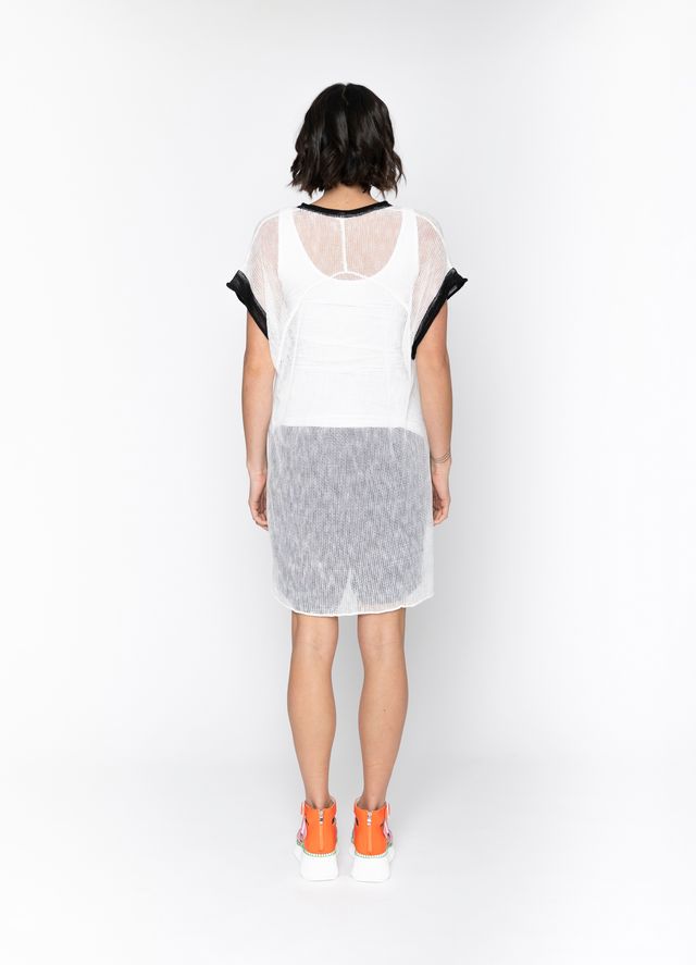 BLACKLIST LORENZA TUNIC - WHITE + BLACK TRIM