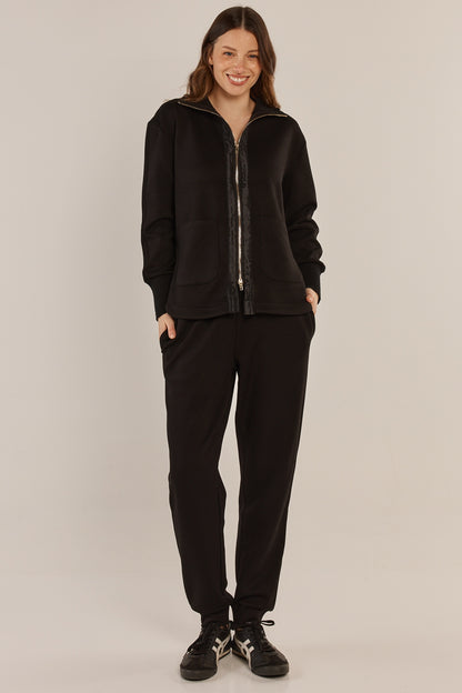 BETTY BASICS SABINA SWEATSHIRT - BLACK