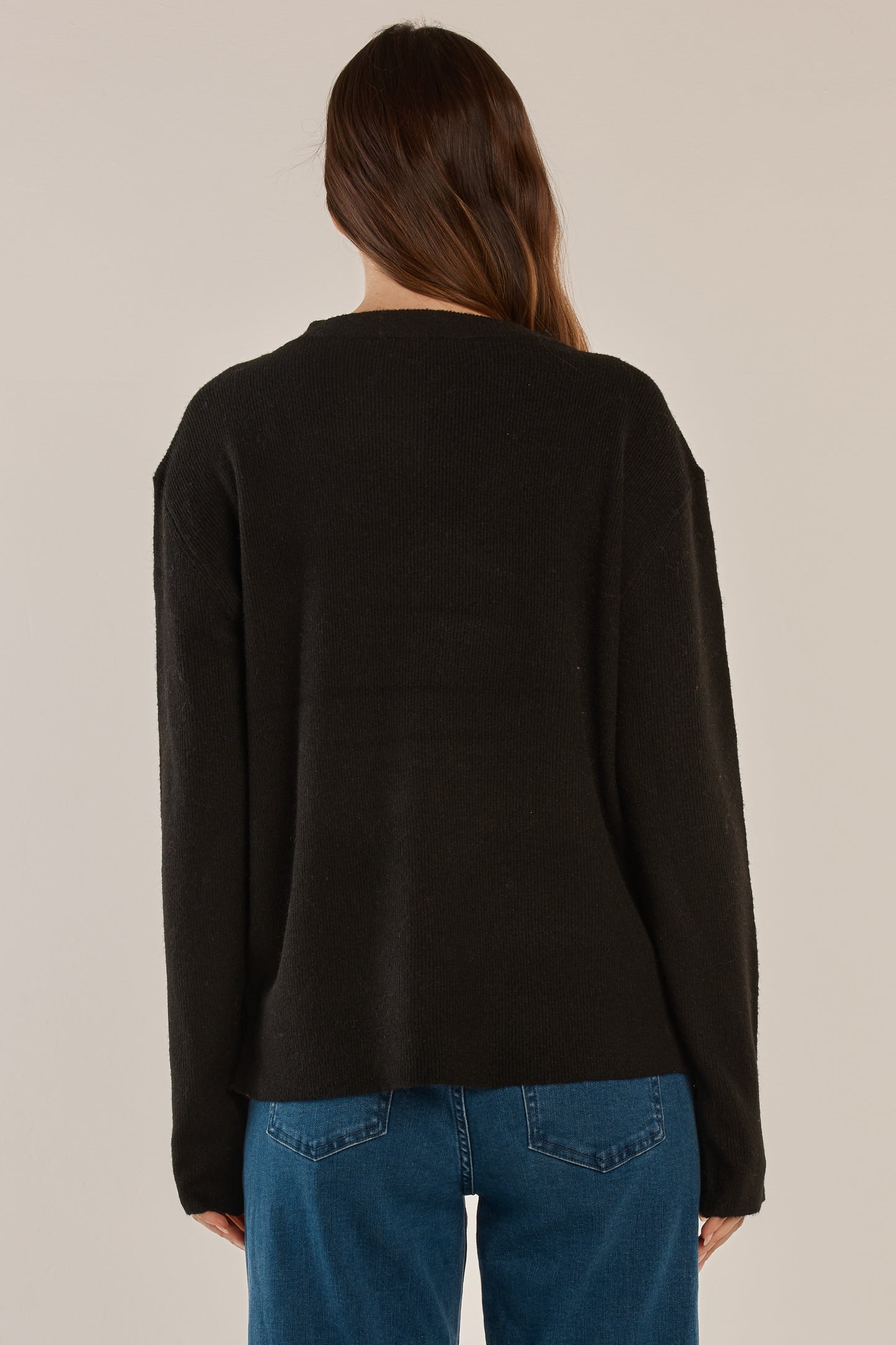 BETTY BASICS LOUIS SWEATER - BLACK