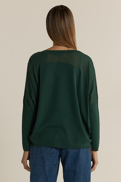 FATE + BECKER CHARLIE KNIT - FOREST GREEN