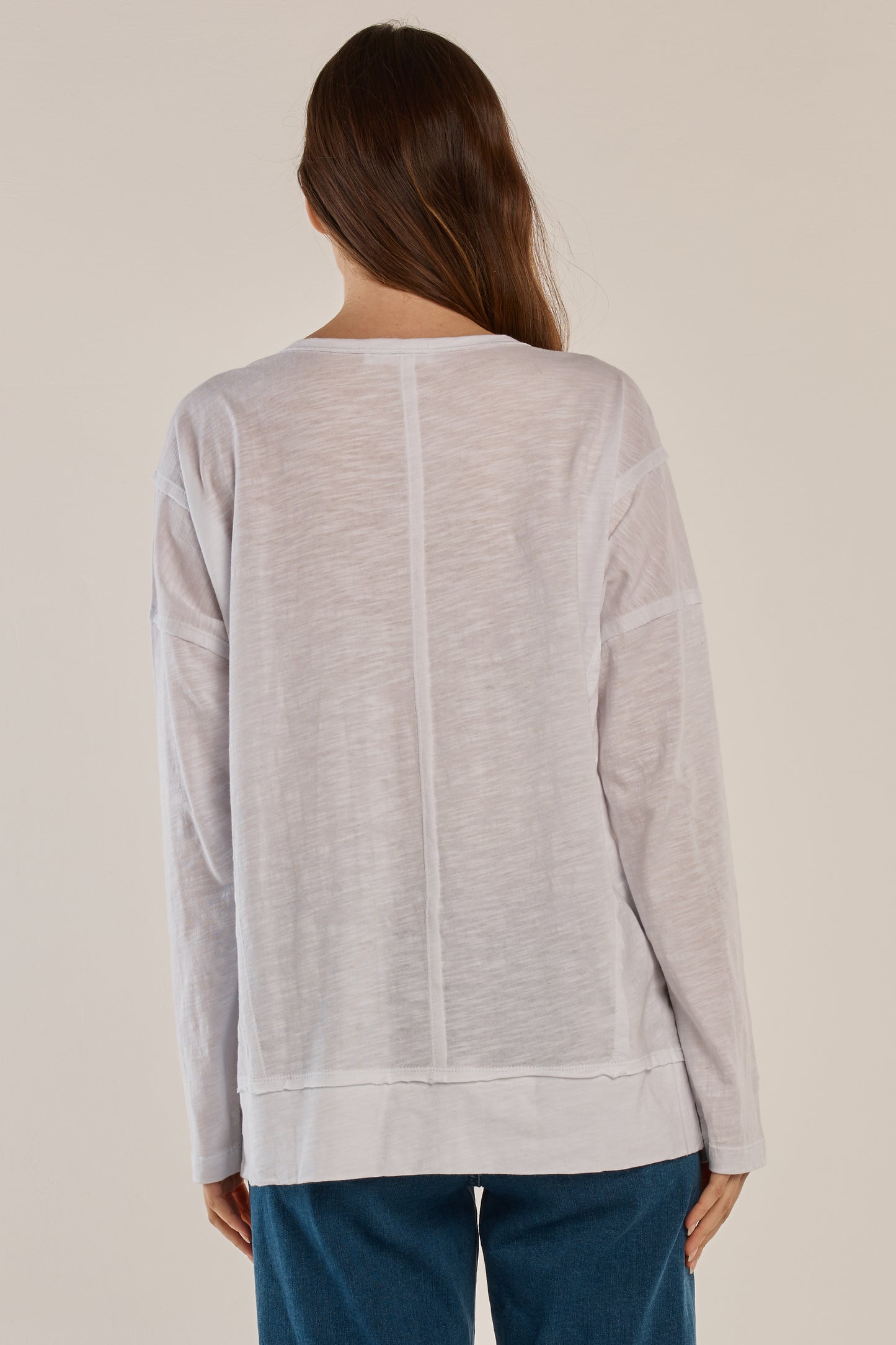 BETTY BASICS BEATRIS TEE - WHITE
