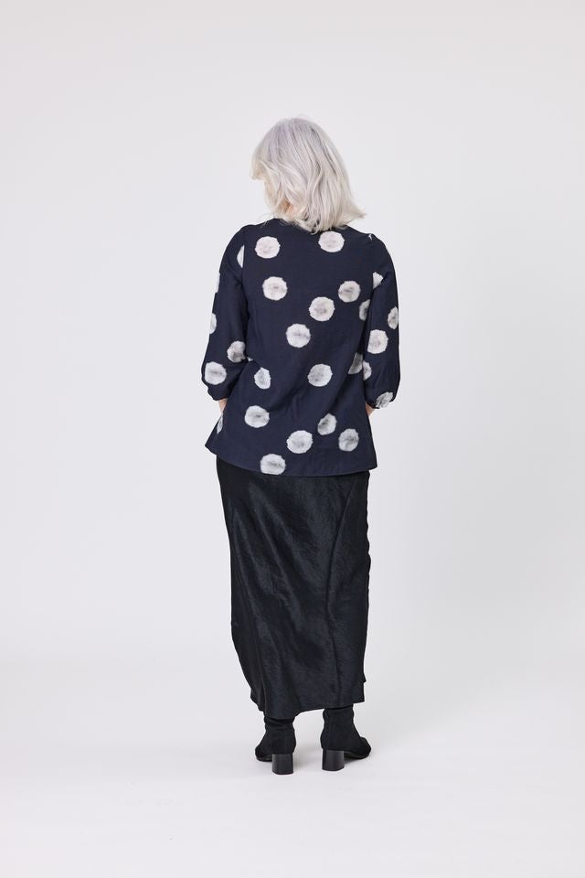 LEMON TREE DESIGN - ANNETTE TOP - BLACK DOT