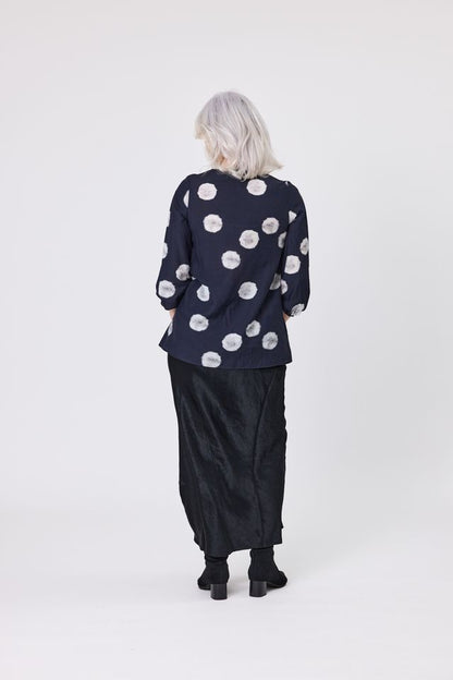 LEMON TREE DESIGN - ANNETTE TOP - BLACK DOT