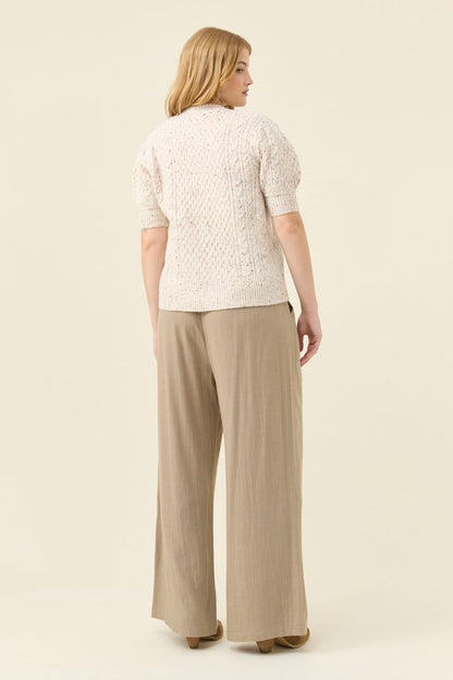 ISLE OF MINE - MCKENNA S/S CARDIGAN - IVORY