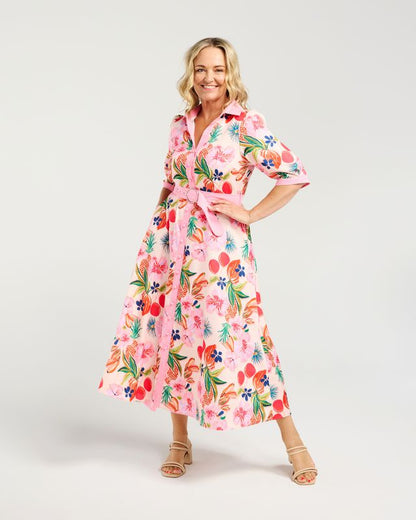 ZAFINA EMBER DRESS - ORCHARD