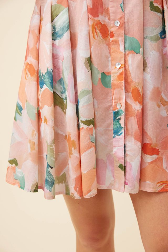 ISLE OF MINE ROSA PLEAT DRESS - FLORAL