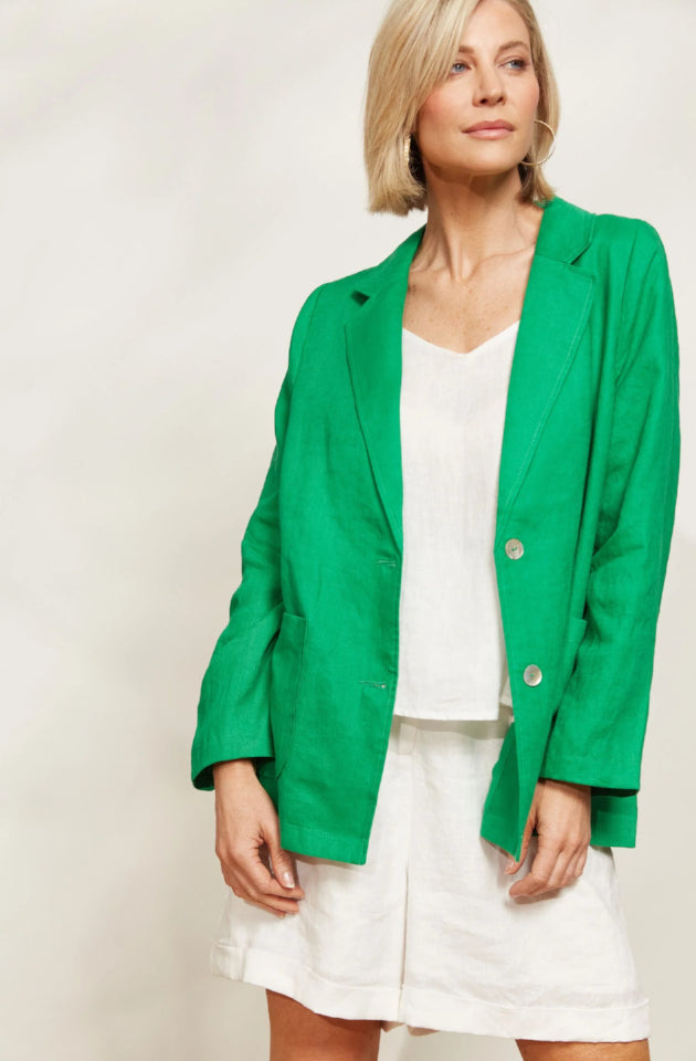 EB & IVE HALCYON BLAZER - EMERALD - 2561207