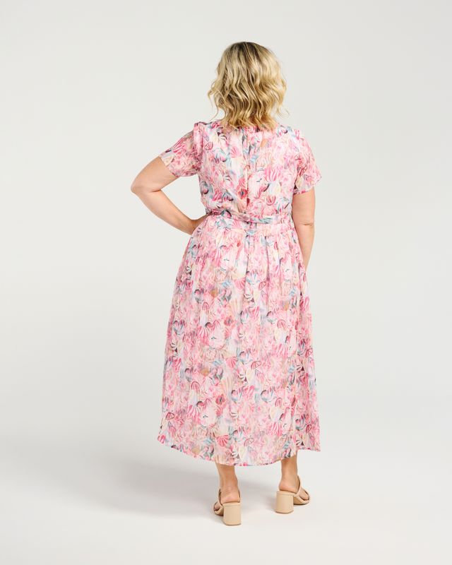 ZAFINA SCARLETT DRESS - FLORAL HAZE