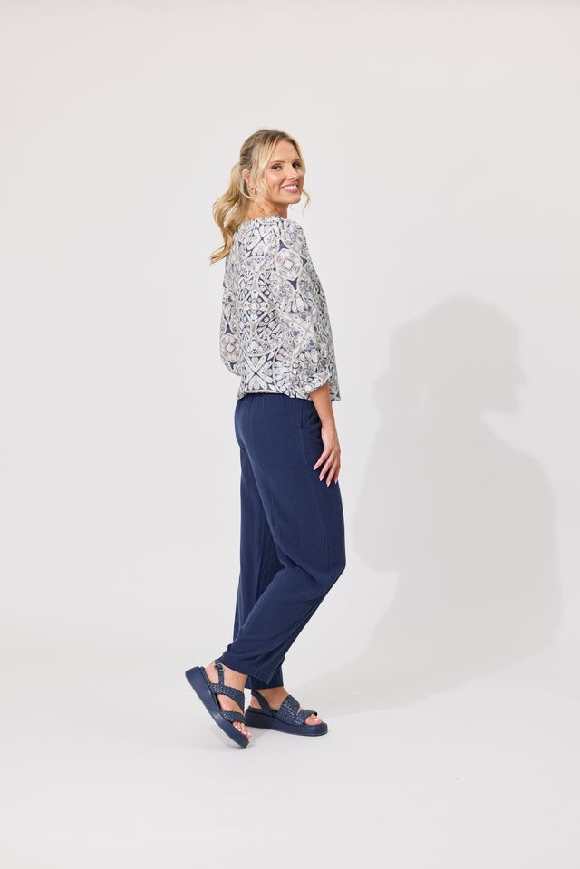 LEMON TREE DESIGN - LOLITA TOP - MOSAIC PRINT