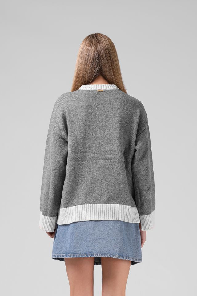 RPM CLARA KNIT - GREY MARL